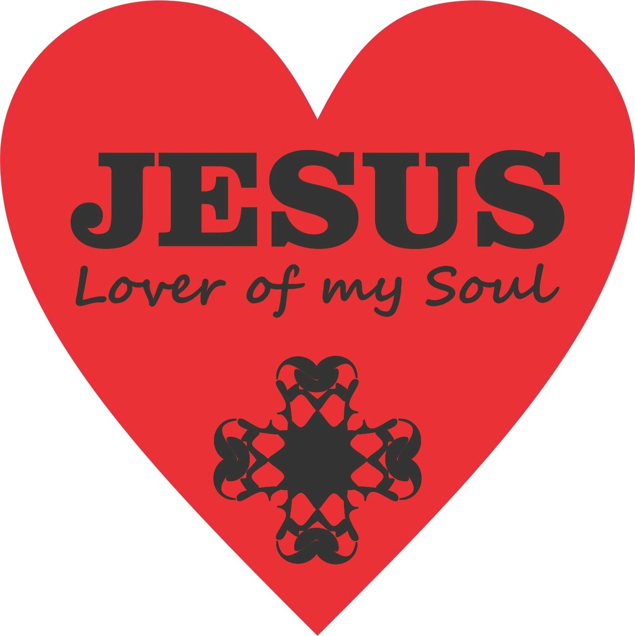 Jesus Heart Decal