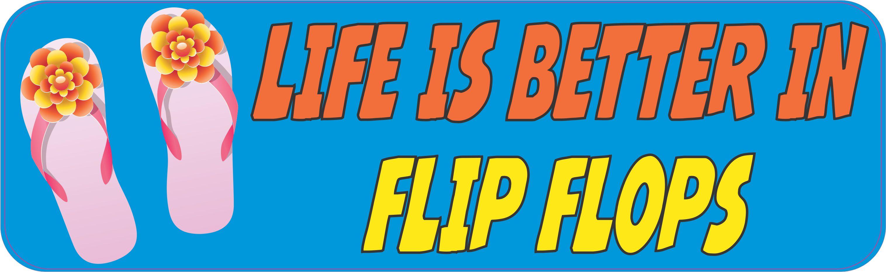 life is better in flip flops tank top