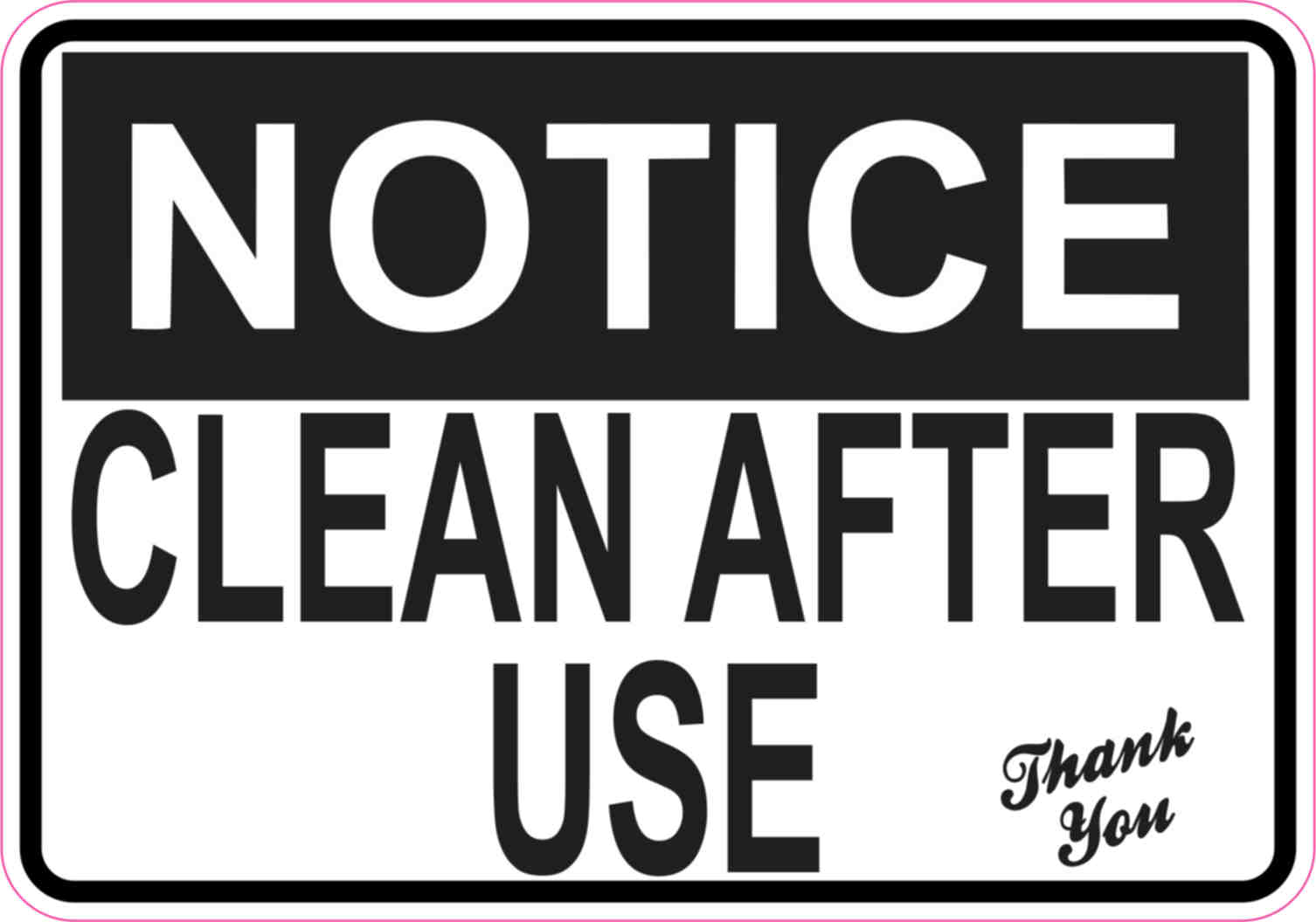 clean me sign