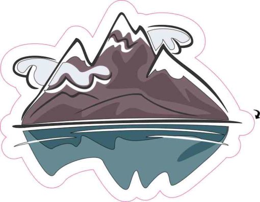 mountain sticker