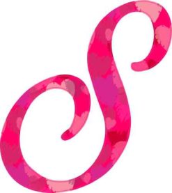 StickerTalk 3.5in x 3in Hearted Cursive J Monogram Sticker Fancy Vinyl Vehicle Stickers