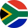 4x4 Round South Africa Flag Sticker Vinyl Vehicle Decal Travel Stickers