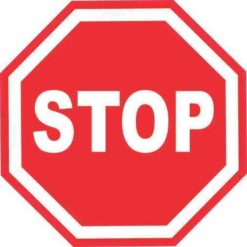 Stop Sign Sticker