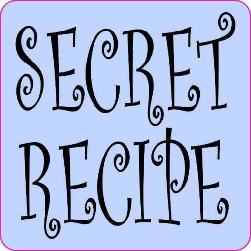 Periwinkle Secret Recipe Magnet