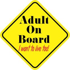 Adult On Board Magnet