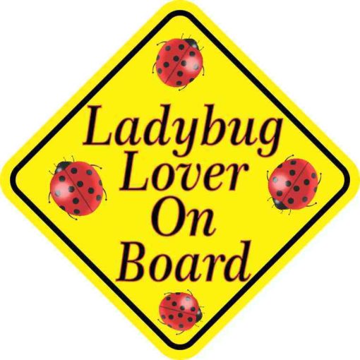 Ladybug Lover On Board Magnet