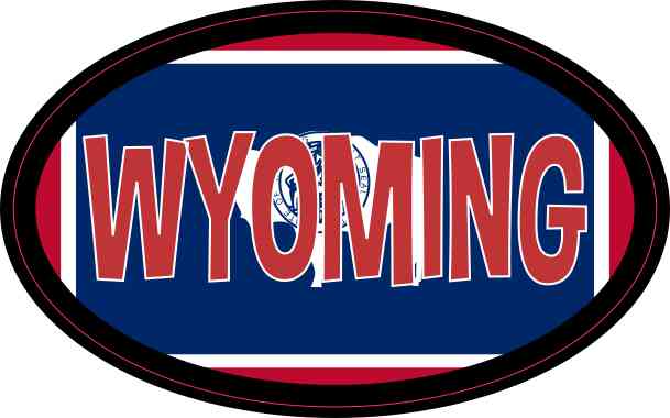 Wyoming Flag Sticker