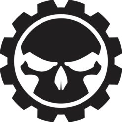 Gear Skull Sticker