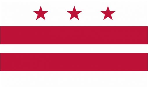 Washington DC Flag Magnet