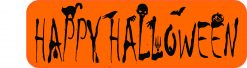 Happy Halloween Vinyl Sticker