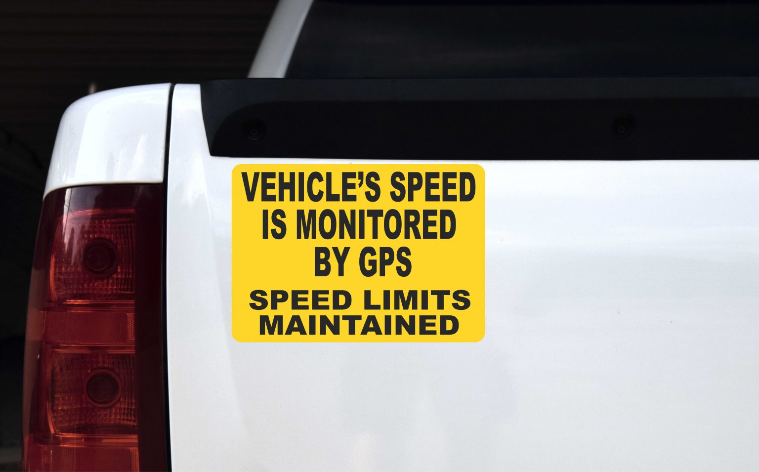 Stickertalk Speed Monitored By Gps Magnet 10 Inches X 7 Inches 