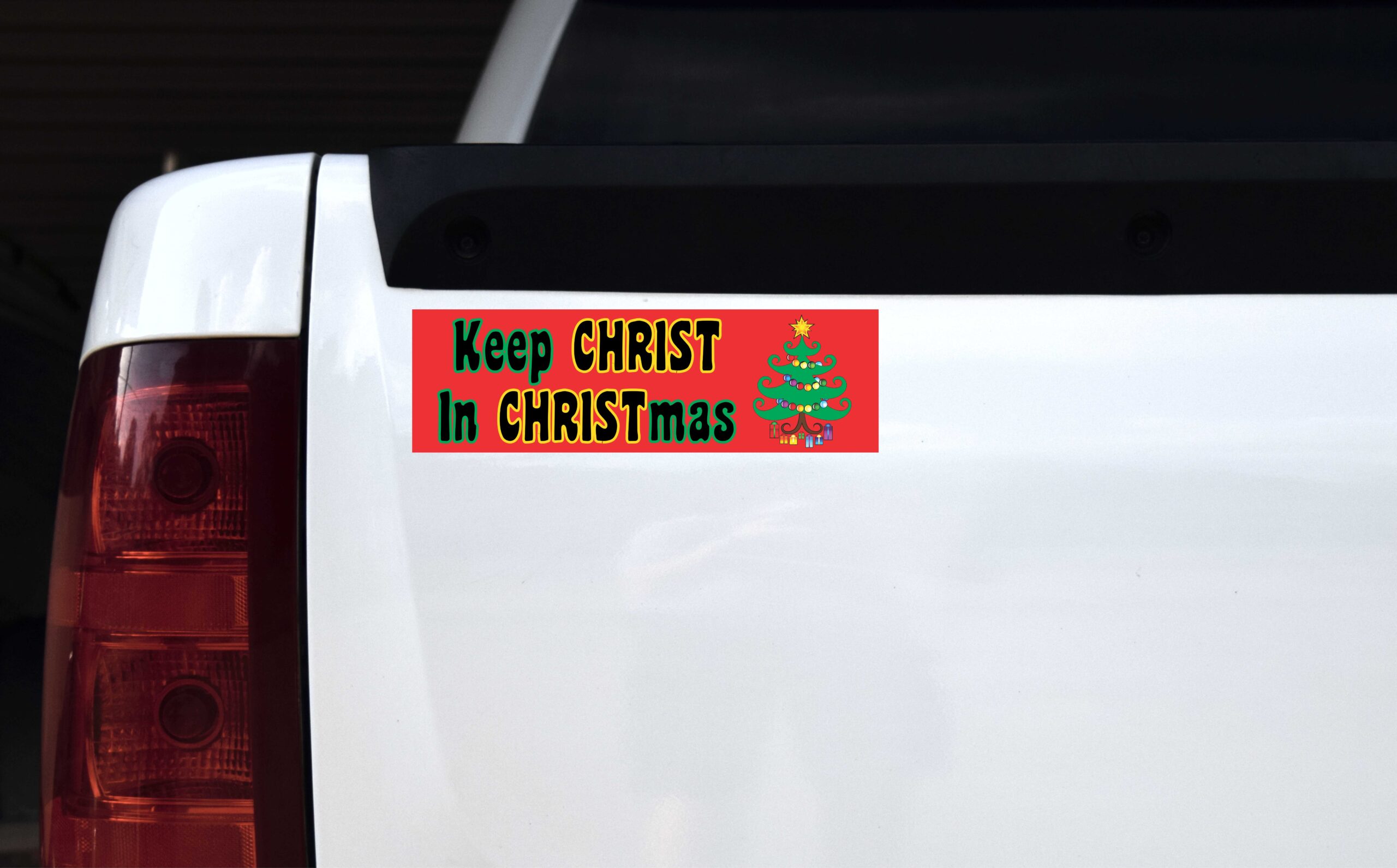 StickerTalk Keep Christ in Christmas Magnet, 10 inches x 3 inches