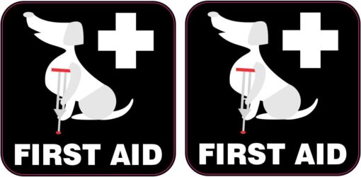 Animal First Aid Vinyl Stickers