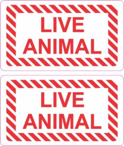 Live Animal Vinyl Stickers